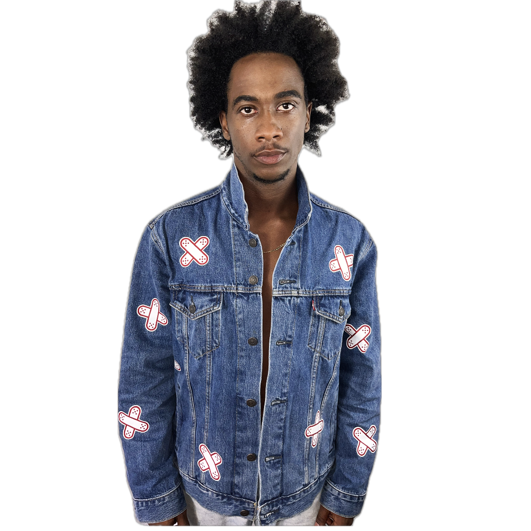 "Bandaged" Levi's Denim Jacket