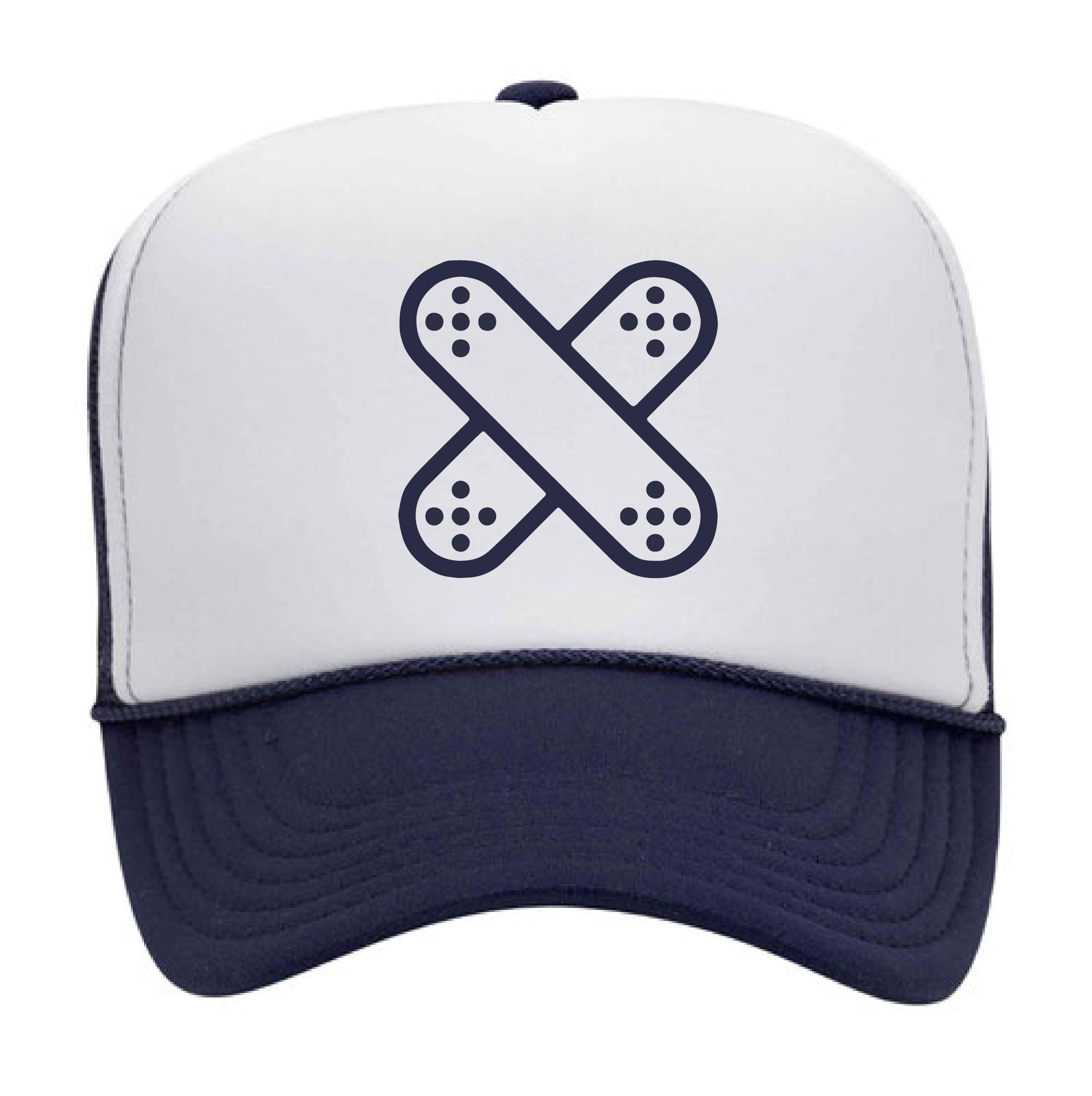Wounded Navy&White Trucker