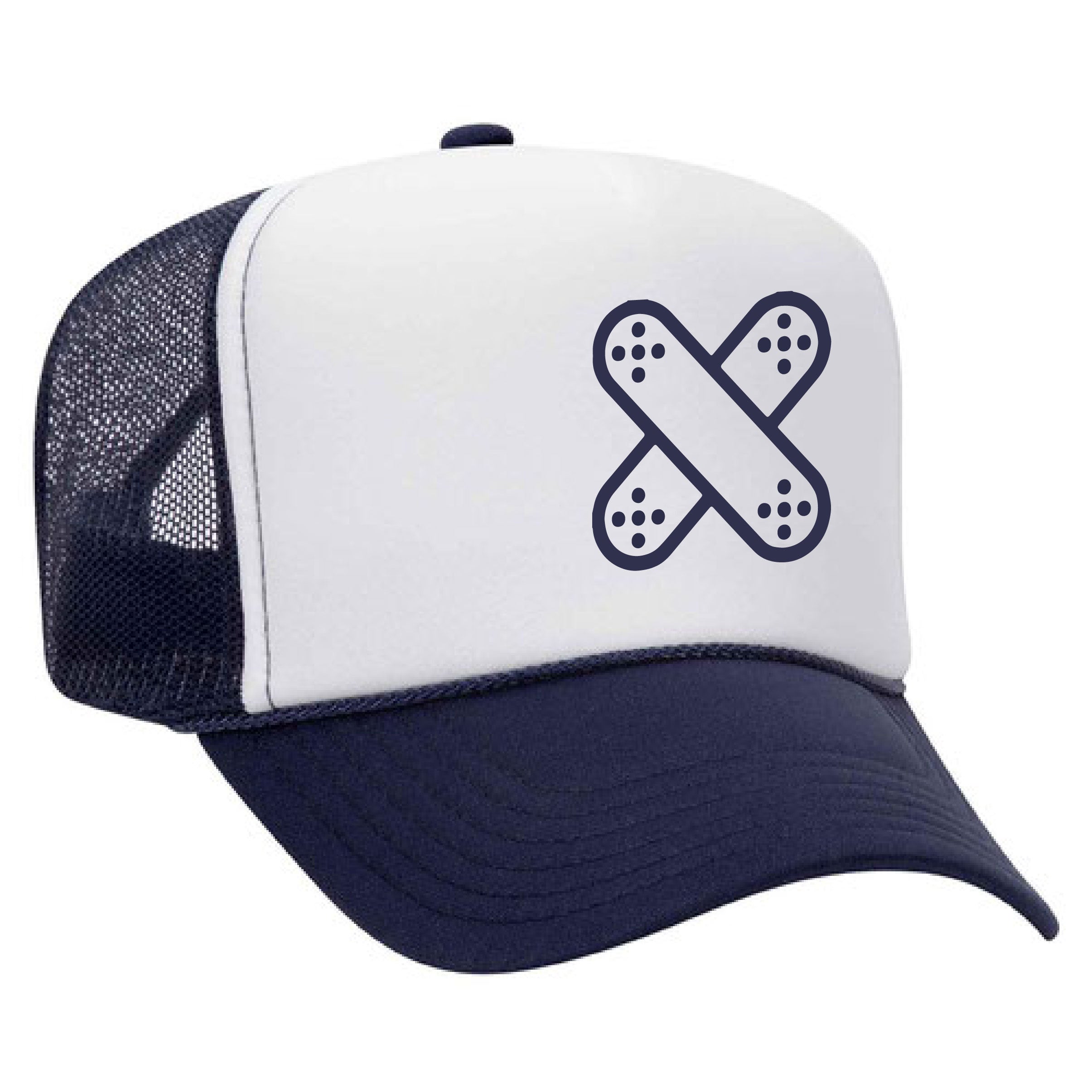 Wounded Navy&White Trucker